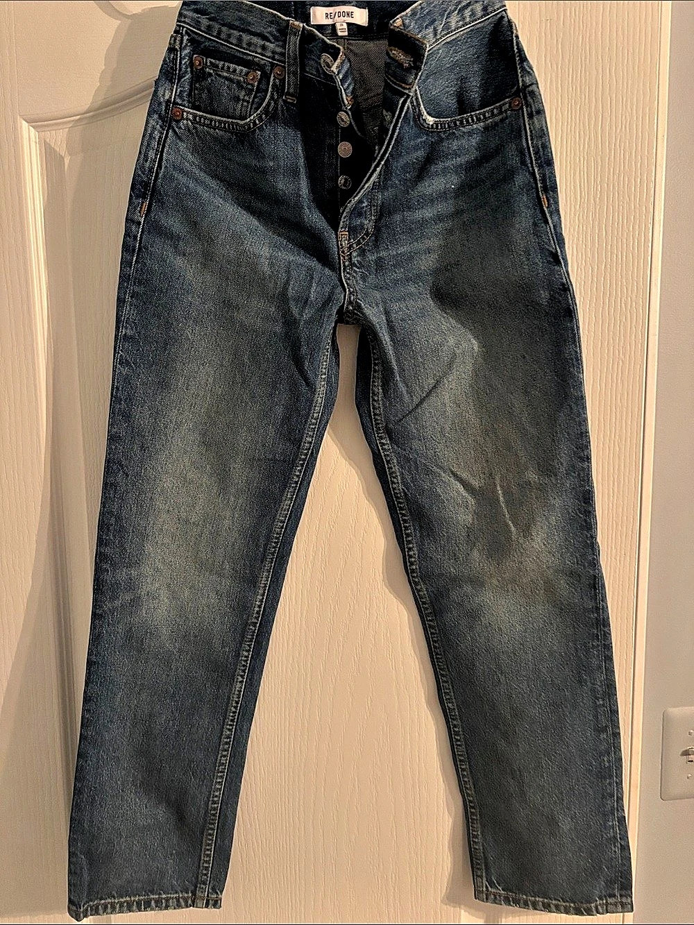 RE/DONE Women's Skinny Jeans Blue Waist 23 Like New